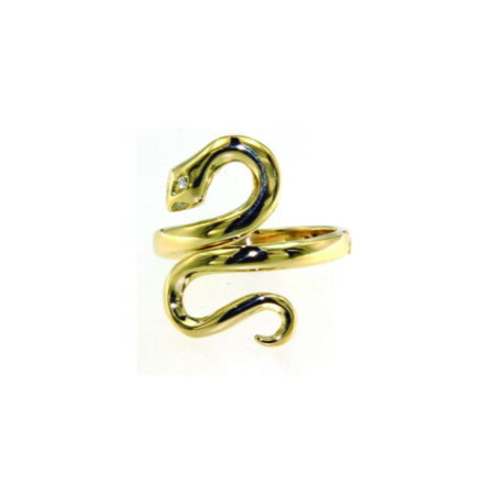 MARCO GERBELLA ANELLO SERPENTE IN ORO GIALLO