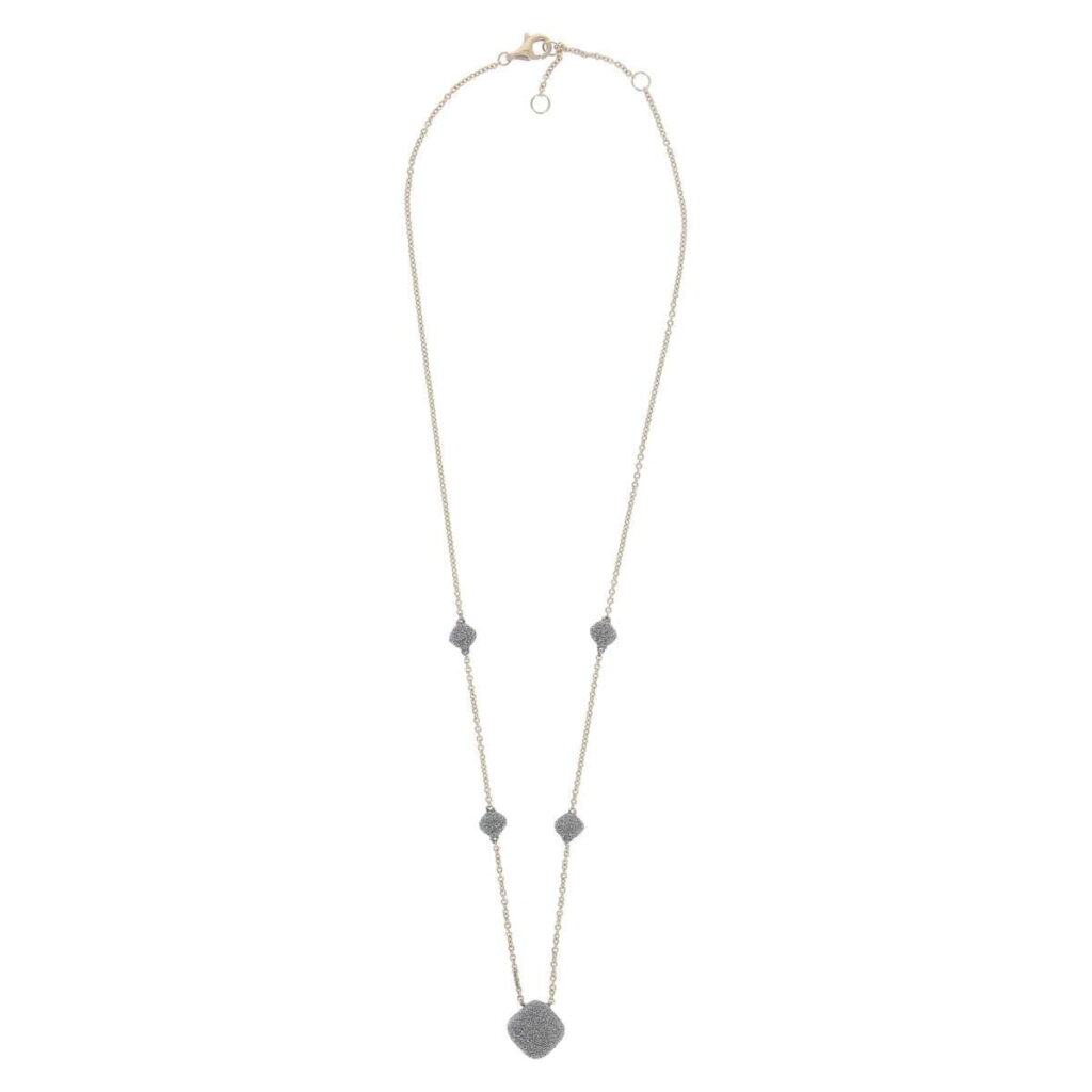PESAVENTO COLLANA  IN ORO E POLVERE DI DIAMANTI